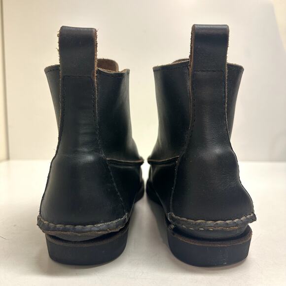 EUC Rancourt & Co x Club Monaco 5-Eyelet Mid Ranger Moc Boot Black Made in USA 7 main image 8